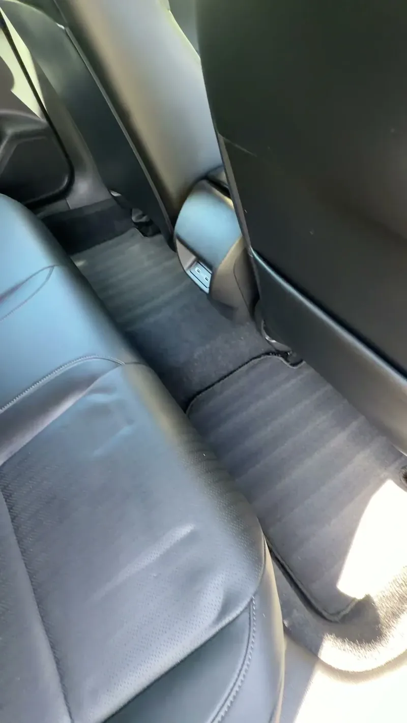 Clean rear cabin after detailing